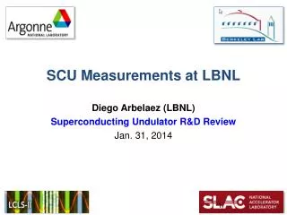 SCU Measurements at LBNL