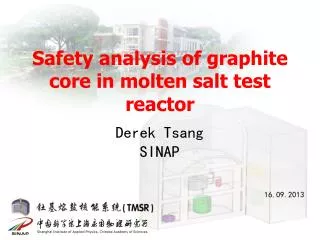 Safety analysis of graphite core in molten salt test reactor