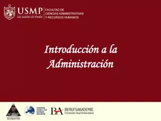 introducci n a la administraci n