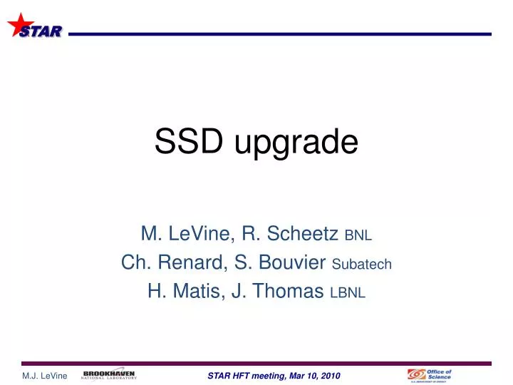 ssd upgrade