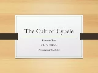 the cult of cybele