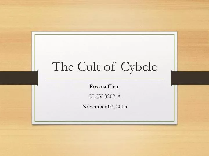 the cult of cybele