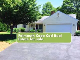 Falmouth Cape Cod real estate for sale