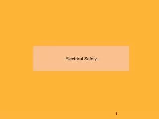 Electrical Safety