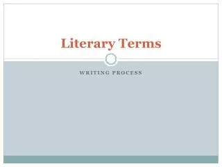 Literary Terms