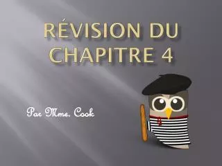 r vision du chapitre 4