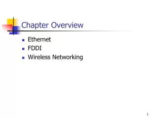 chapter overview