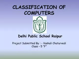 Classification of computers