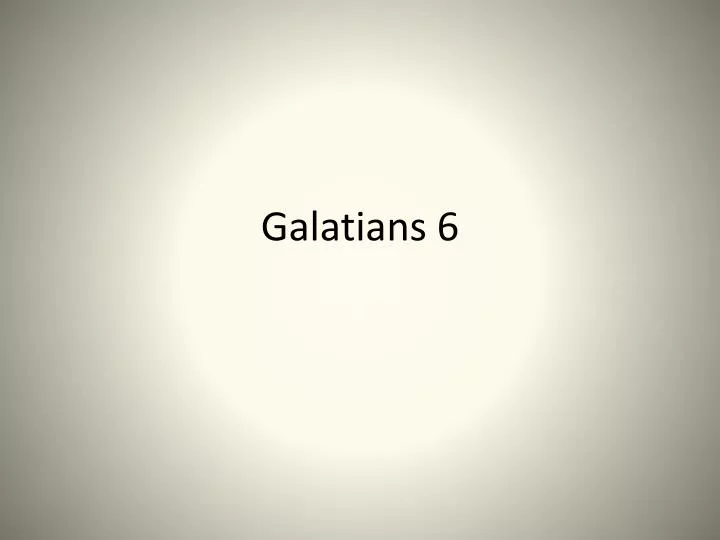 galatians 6