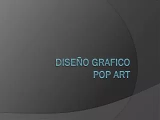dise o grafico pop art