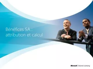 b n fices sa attribution et calcul