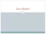 PPT - JAVA BASICS PowerPoint Presentation, free download - ID:3061898