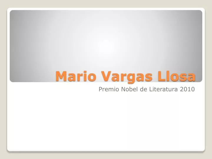 mario vargas llosa