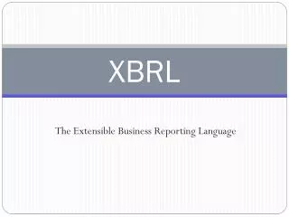 XBRL