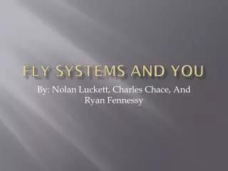 FLY SYSTEMS AND YOU