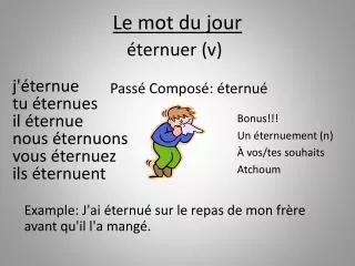 le mot du jour
