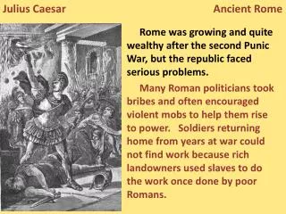 Julius Caesar Ancient Rome