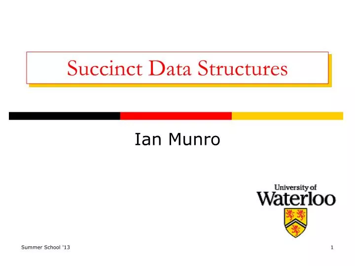 succinct data structures