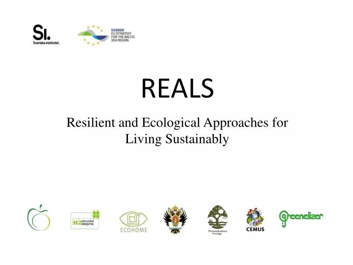 reals resilient and ecological approaches for living sustainably