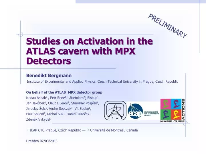 studies on activation in the atlas cavern with mpx detectors