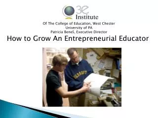 How to Grow An Entrepreneurial Educator