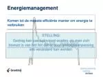 Energiemanagement - slide 1