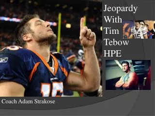 Jeopardy With Tim Tebow HPE