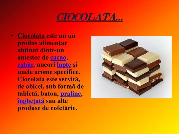 ciocolata