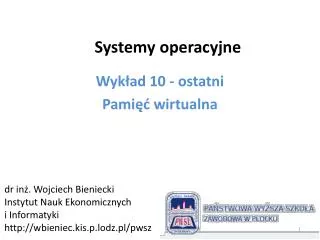 Systemy operacyjne