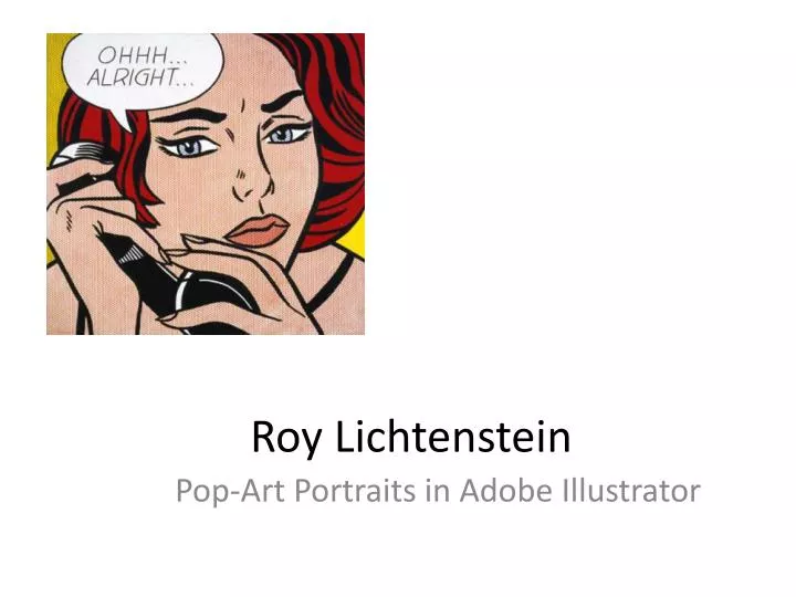 roy lichtenstein