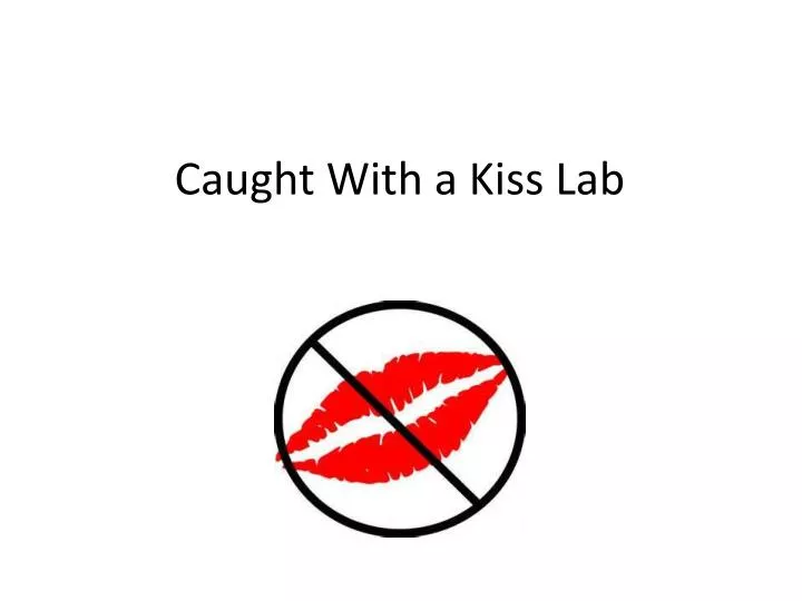 caught with a kiss lab
