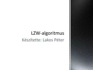 LZW-algoritmus