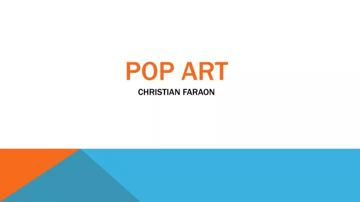 pop art christian faraon