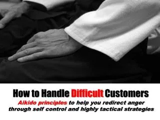 How to Handle Difficult Customers
