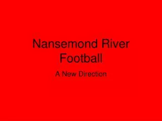 Nansemond River Football