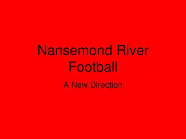 nansemond river football