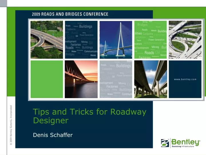 tips and tricks for roadway designer