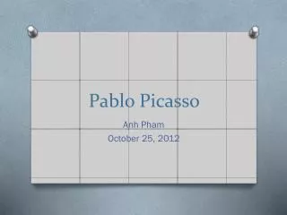 Pablo P icasso