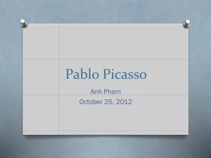 pablo p icasso