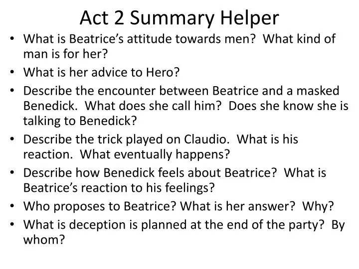 act 2 summary helper