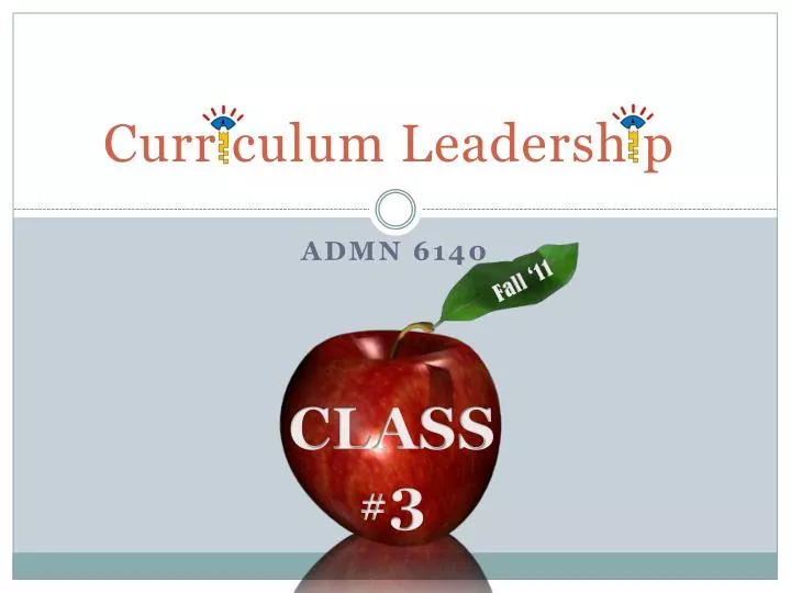 curr culum leadersh p