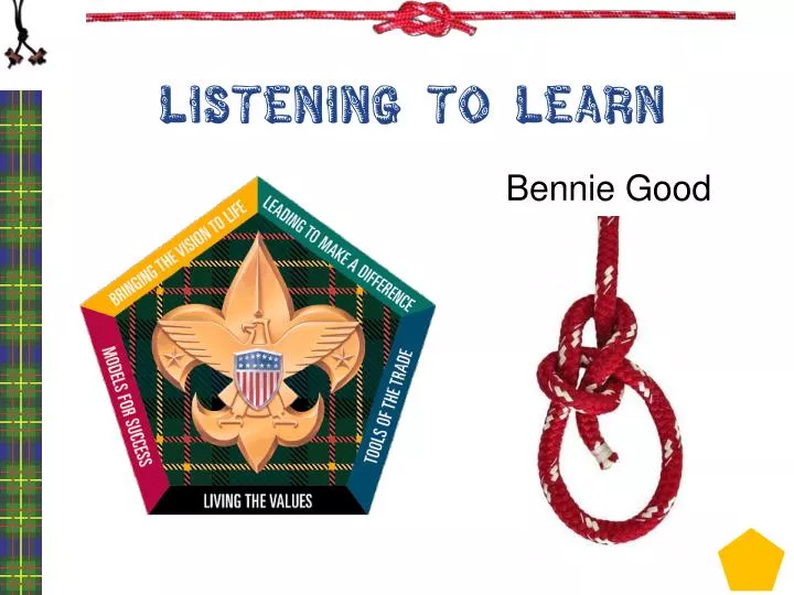 listening to learn