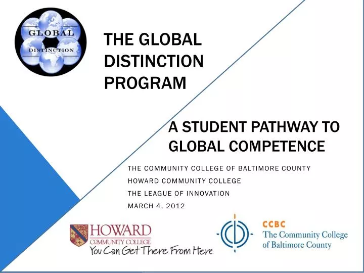the global distinction program
