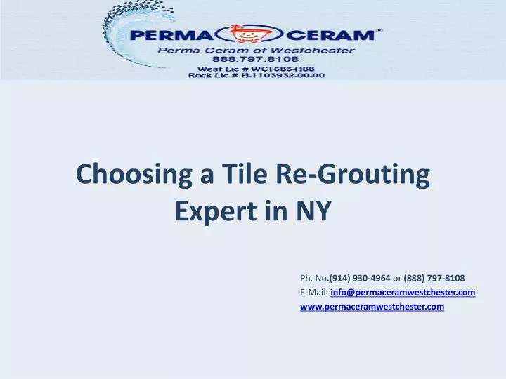 choosing a tile re grouting expert in ny