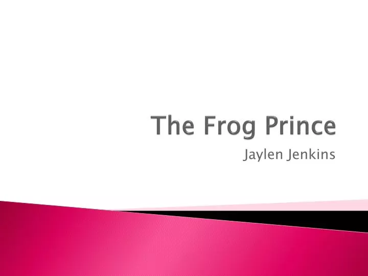 the frog prince