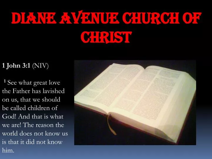 diane avenue church of christ