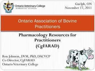 Ontario Association of Bovine Practitioners