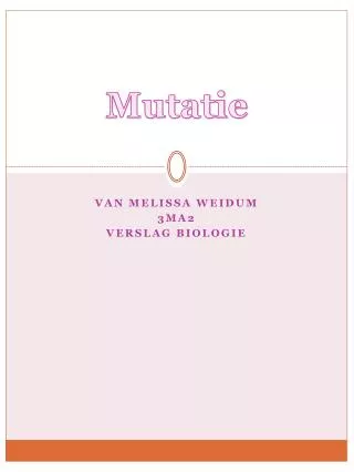 mutatie