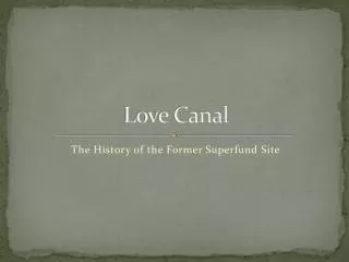 love canal