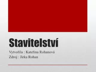 stavitelstv